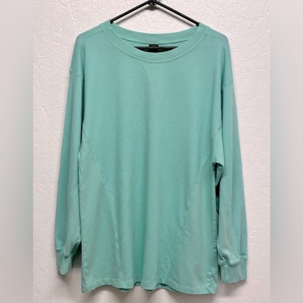 WILD Fable Tunic Long Sleeve Thermal Mix T Shirt